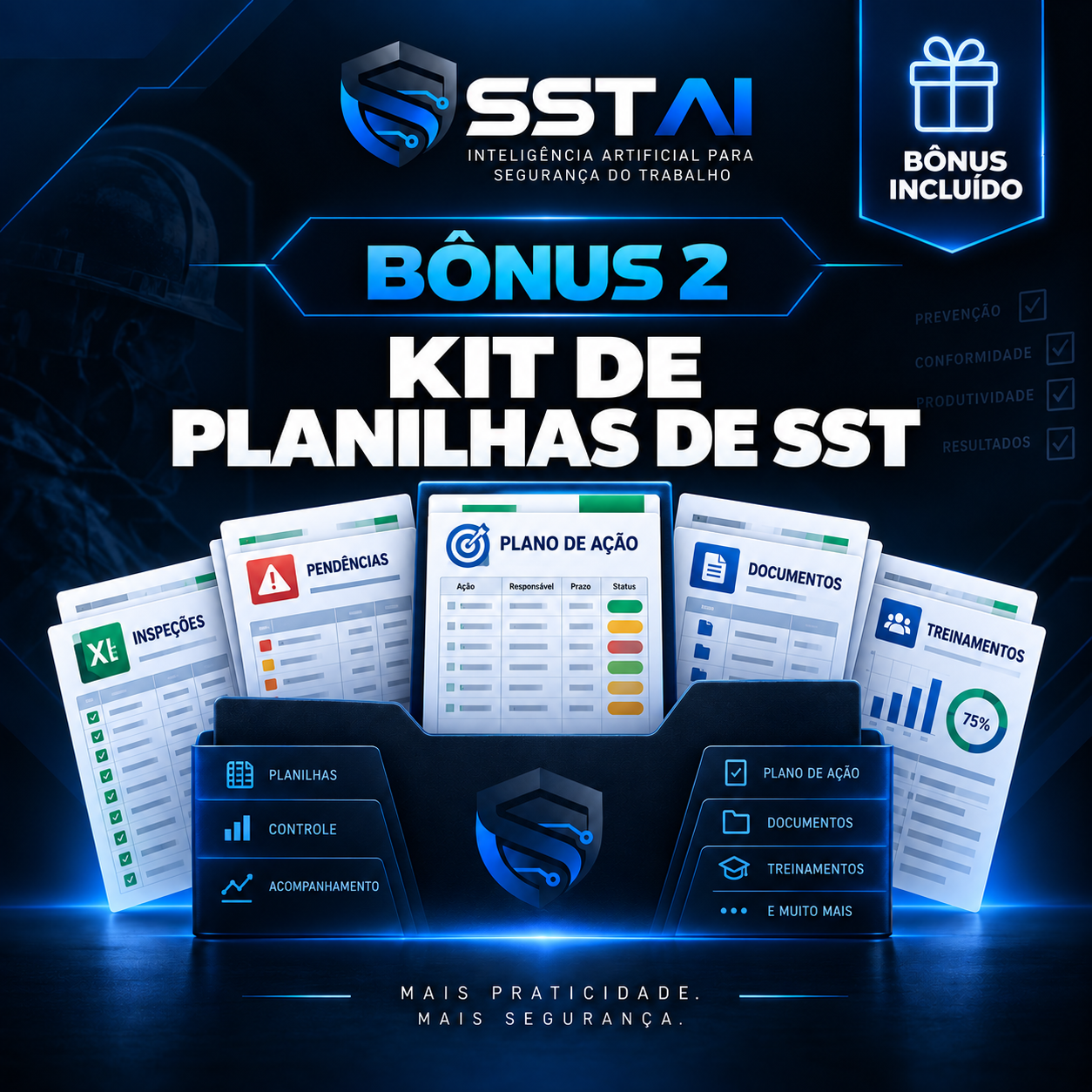 IMAGEM PLACEHOLDER — Bônus 2: Kit de Planilhas de SST
