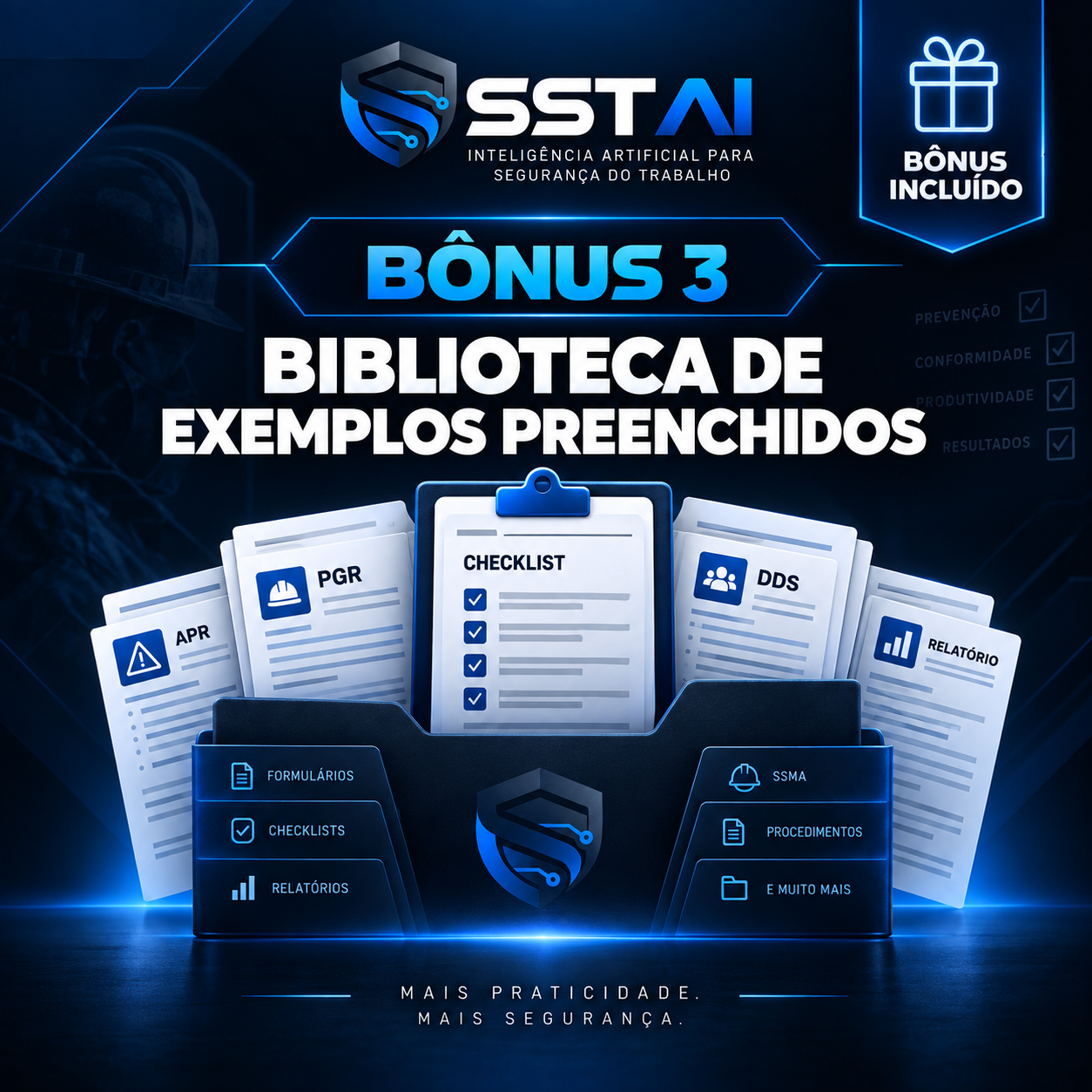 Bônus 3: Biblioteca de Exemplos Preenchidos